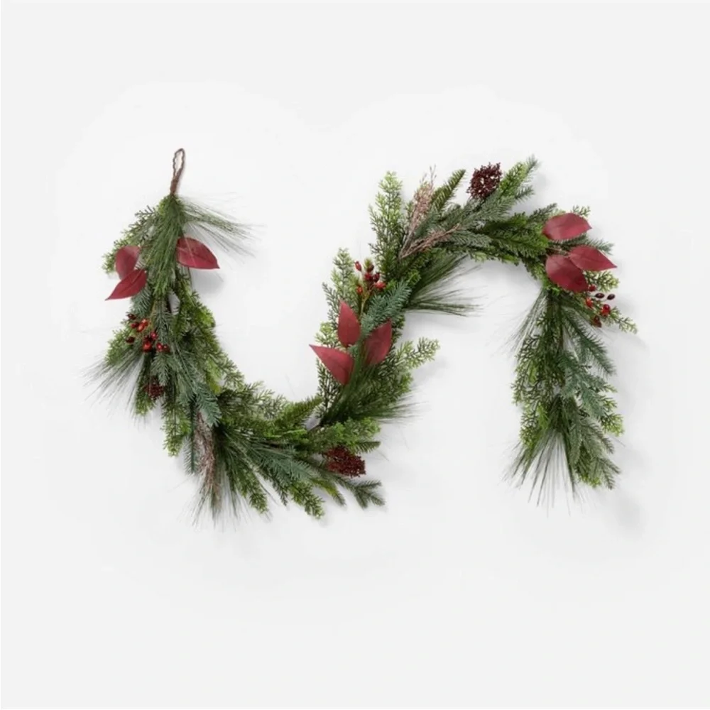 Studio McGee x Threshold Pine Eucalyptus Cypress Artificial Garland - NEW